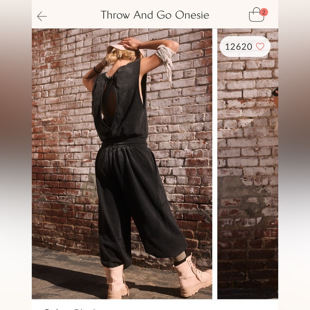 Free people throw and go onesie